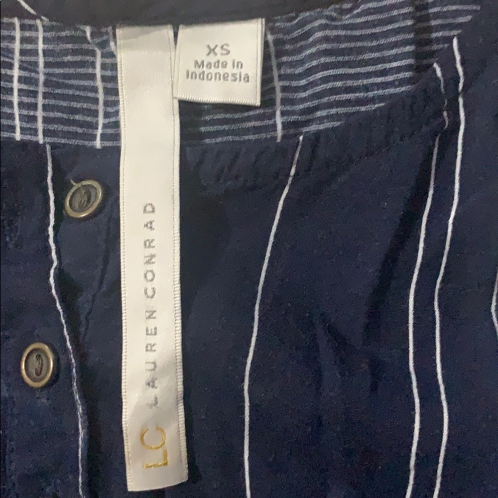 LC stripe navy tank - Picture 3 of 3